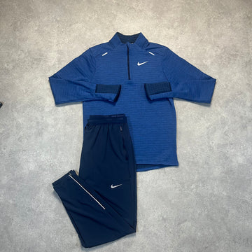 Nike Therma Sphere Half Zip/ Nike Phenom Pants- Navy