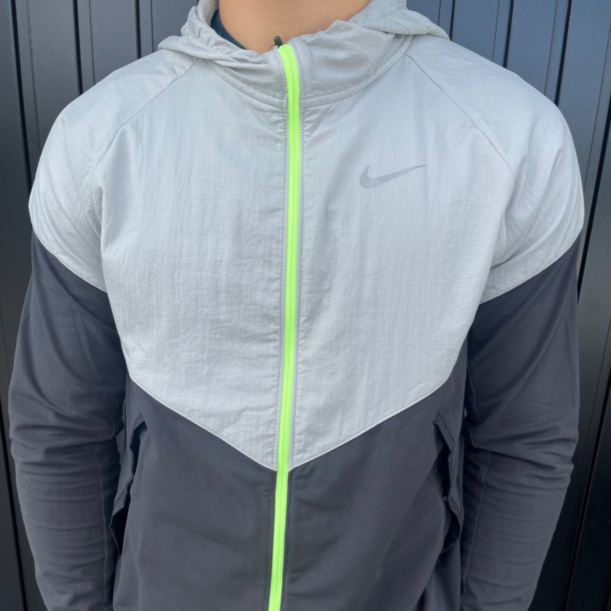 Nike - Neon Zip Jacket - Black / Grey